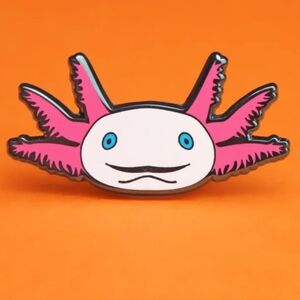 Axolotl Enamel Pin